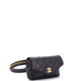 Chain Envelope Belt Bag Quilted Calfskin
