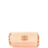 19 Clutch With Chain Quilted Lambskin