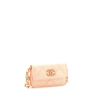 19 Clutch With Chain Quilted Lambskin