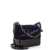 Paris-Hamburg Gabrielle Hobo Embroidered Wool and Calfskin Medium