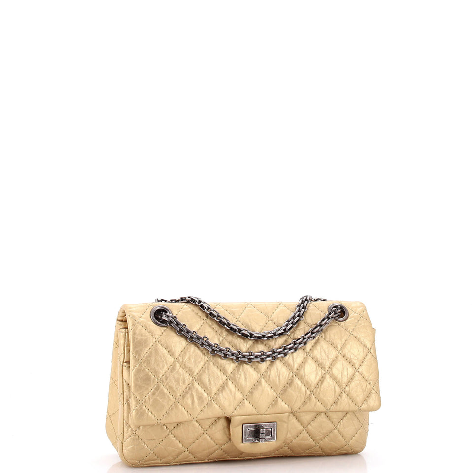 Reissue 2.55 Flap Bag Quilted Aged Calfskin 225