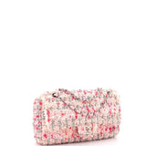 Classic Double Flap Bag Quilted Tweed and Ribbon Medium