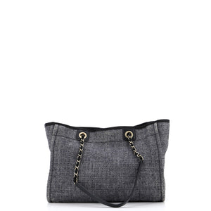 Deauville Tote Raffia with Glitter Detail Small