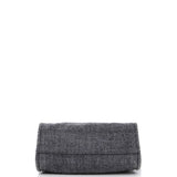Deauville Tote Raffia with Glitter Detail Small