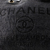 Deauville Tote Raffia with Glitter Detail Small