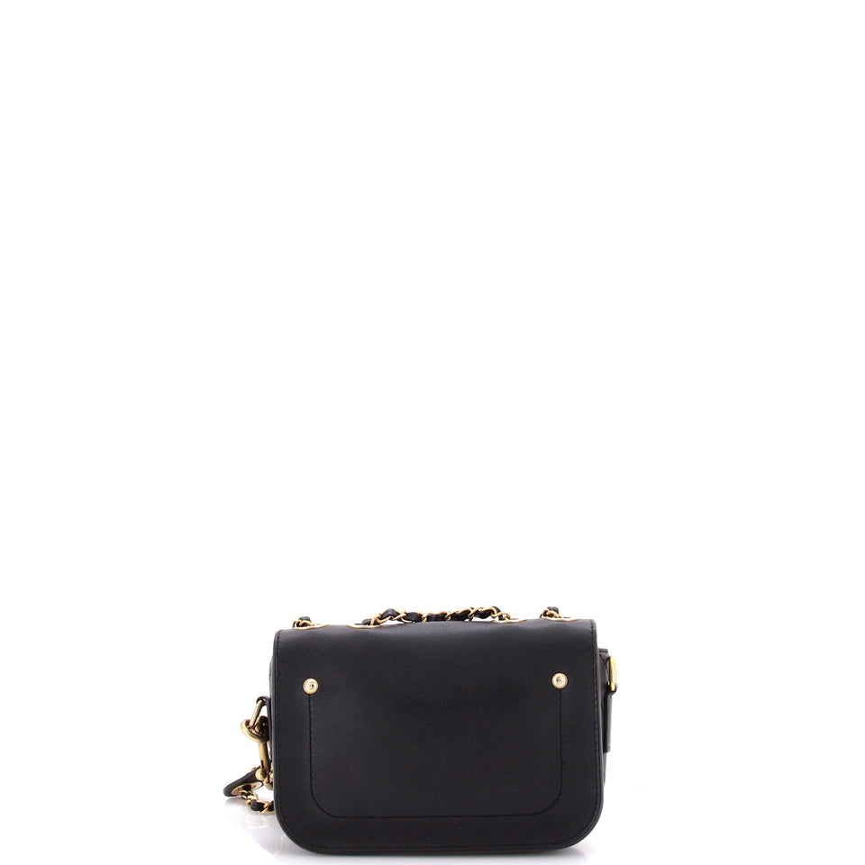 Multi Pouching Flap Bag with Coin Purse Quilted Calfskin
