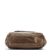 Timeless Accordion Flap Bag Quilted Caviar