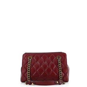Perfect Edge Tote Quilted Leather Mini