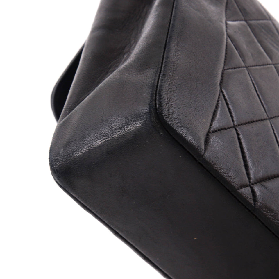 Vintage Diana Flap Bag Quilted Lambskin Medium