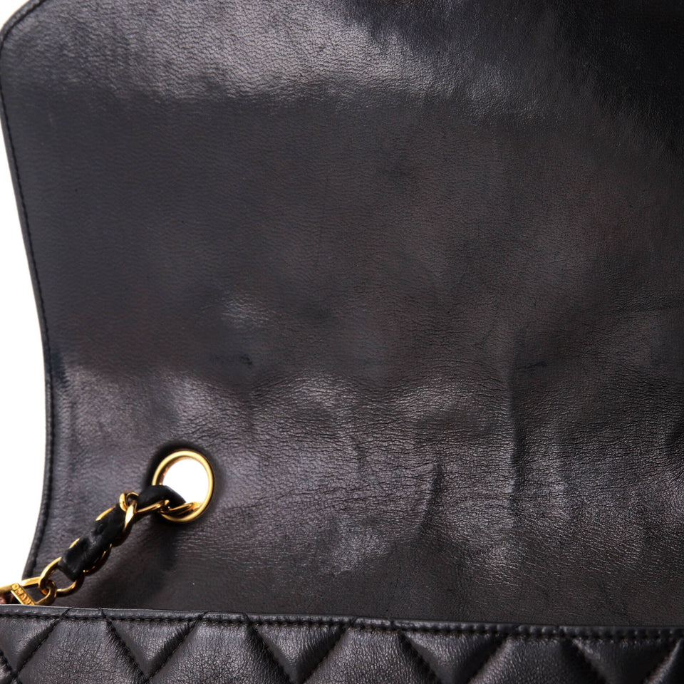 Vintage Diana Flap Bag Quilted Lambskin Medium