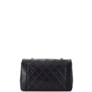 Vintage Diana Flap Bag Quilted Lambskin Medium