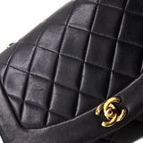Vintage Diana Flap Bag Quilted Lambskin Medium