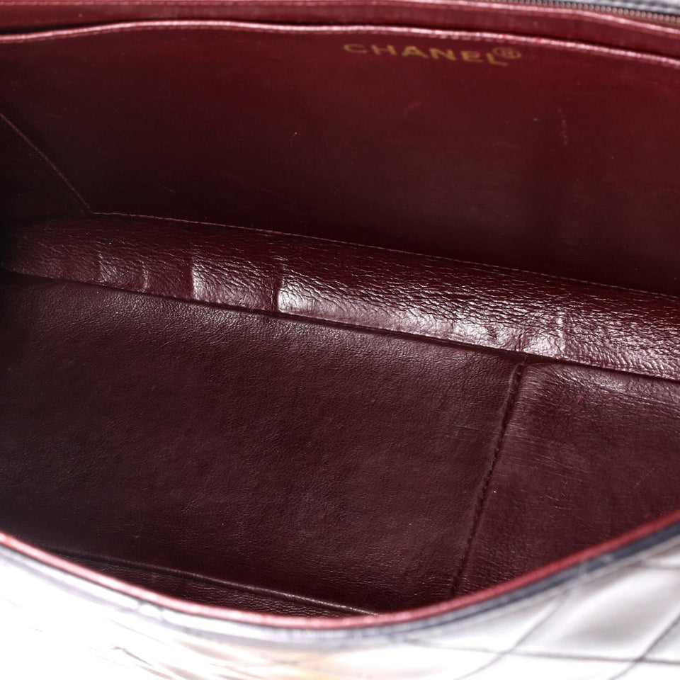 Vintage Classic Double Flap Bag Quilted Lambskin Jumbo