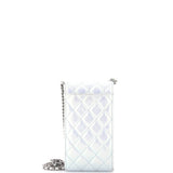 CC Flap Phone Holder Crossbody Bag Quilted Lambskin