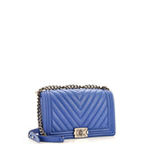Boy Flap Bag Chevron Lambskin Old Medium