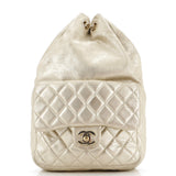 Backpack In Seoul Metallic Lambskin Small