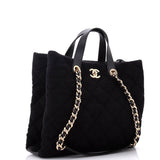 Coco Beach CC Shopping Tote Quilted Terry Cloth