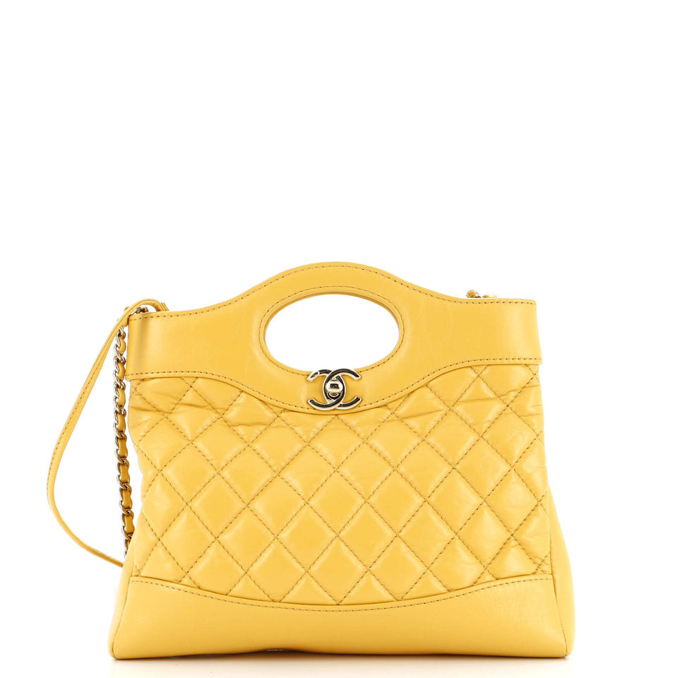 31 Shopping Bag Quilted Aged Calfskin Mini