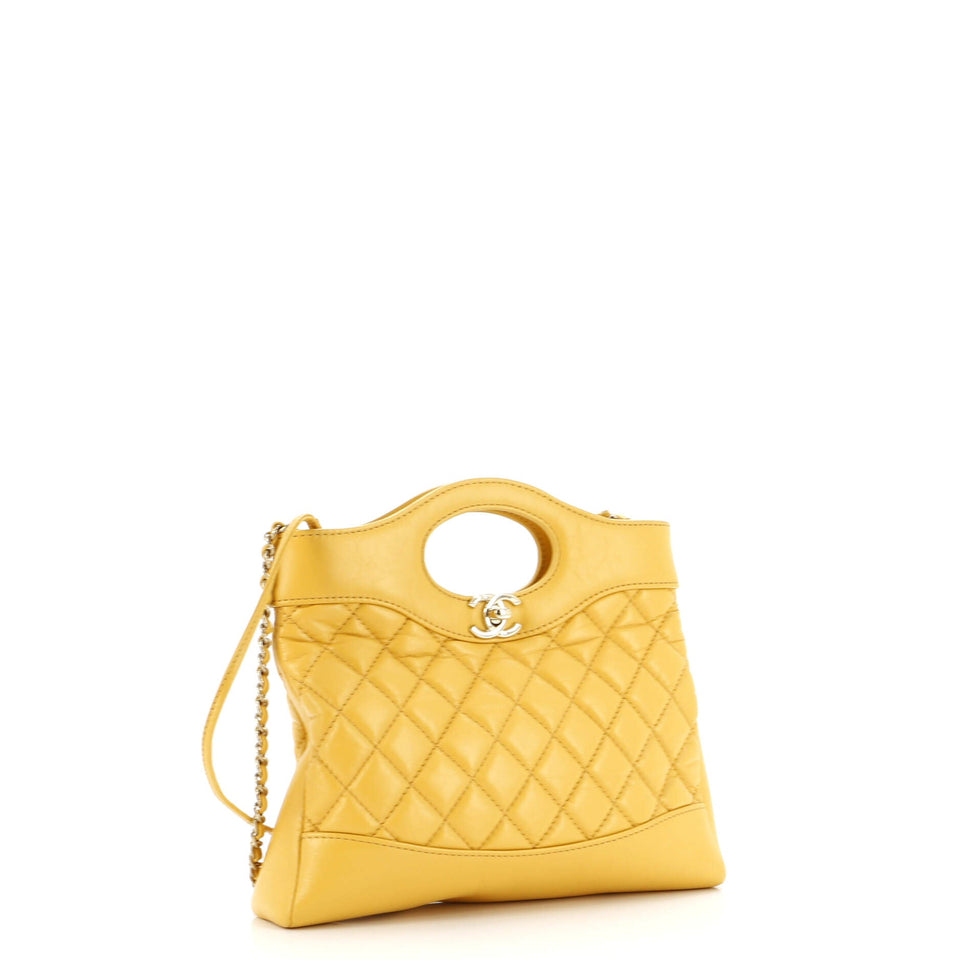 31 Shopping Bag Quilted Aged Calfskin Mini
