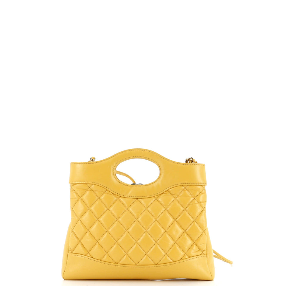 31 Shopping Bag Quilted Aged Calfskin Mini