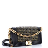 Boy Flap Bag Braided Sheepskin Old Medium