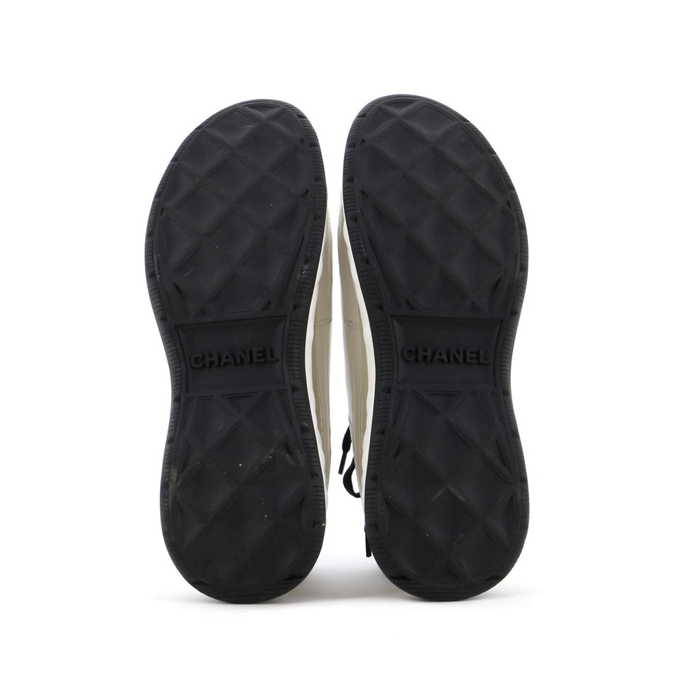 Men's CC Low-Top Sneakers Suede with Leather and Fabric