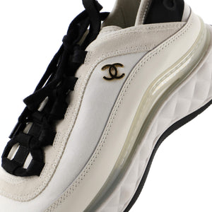 Men's CC Low-Top Sneakers Suede with Leather and Fabric
