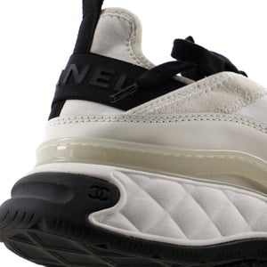 Men's CC Low-Top Sneakers Suede with Leather and Fabric