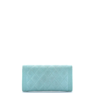 Boy Flap Wallet Quilted Caviar Long