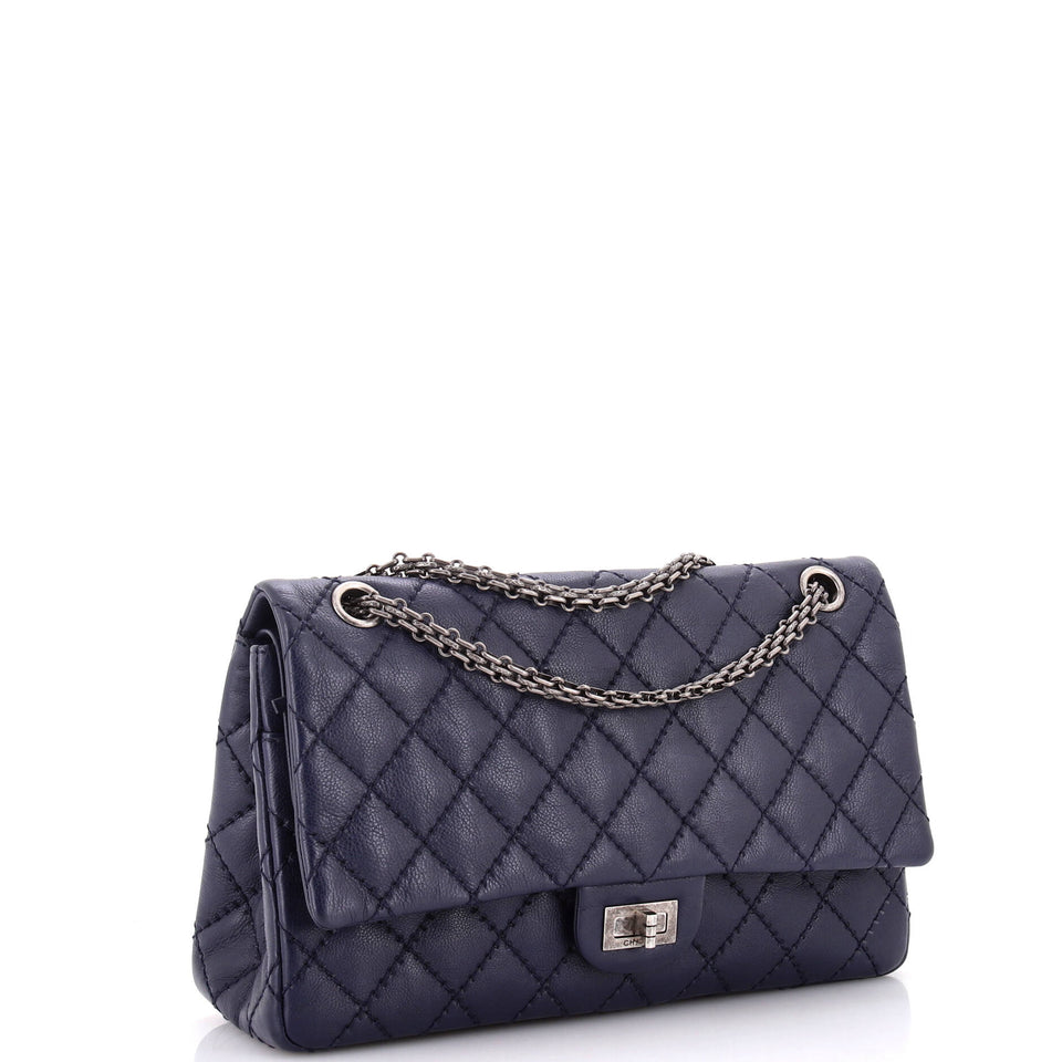 Reissue 2.55 Flap Bag Quilted Caviar 226