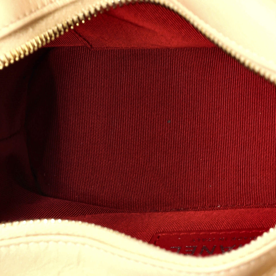 Bicolor Gabrielle Hobo Quilted Aged Calfskin Small