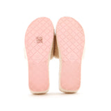 Women's CC Platform Slide Sandals Terry Cloth