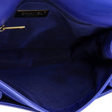 Chain Handle Flap Bag Quilted Calfskin with Caviar Small