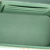 Pearl Detail Handle Vanity Case with Chain Quilted Lambskin Small