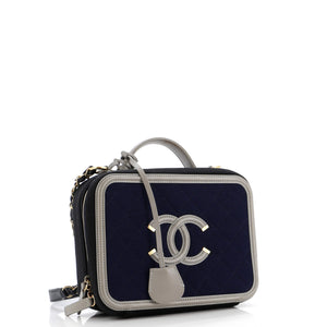 Filigree Vanity Case Quilted Jersey Small