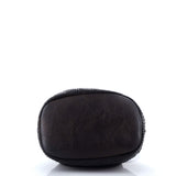 Coco Pleats Drawstring Bag Pleated Crumpled Calfskin Medium