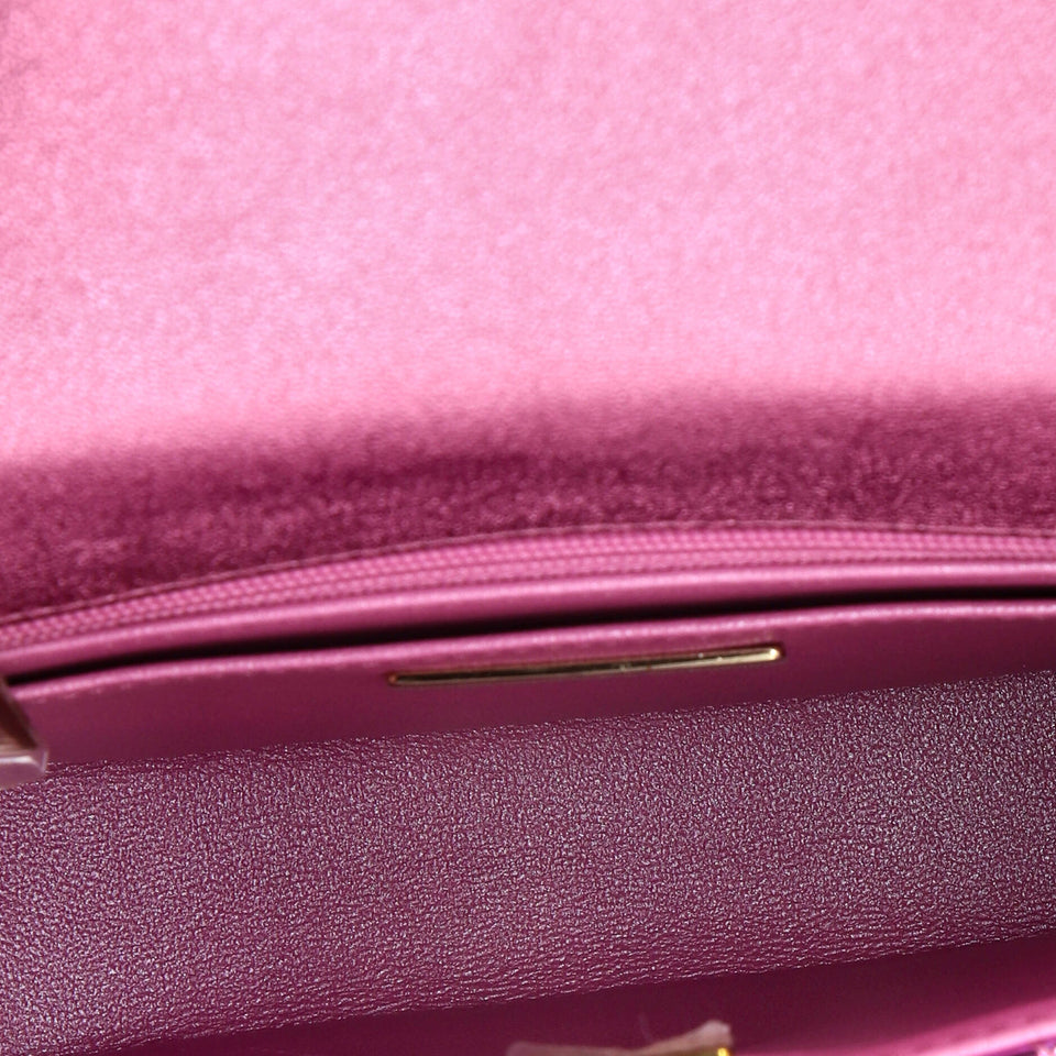 Classic Single Flap Bag with Star Coin Purse Quilted Metallic Leather Mini