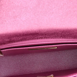 Classic Single Flap Bag with Star Coin Purse Quilted Metallic Leather Mini
