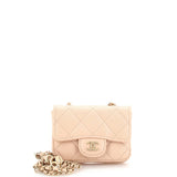 Classic Flap Chain Belt Bag Quilted Caviar Mini