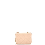 Classic Flap Chain Belt Bag Quilted Caviar Mini