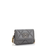 19 Flap Coin Purse Belt Bag Quilted Lambskin