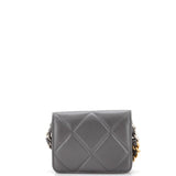 19 Flap Coin Purse Belt Bag Quilted Lambskin