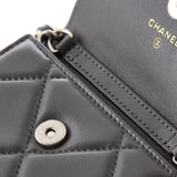 19 Flap Coin Purse Belt Bag Quilted Lambskin