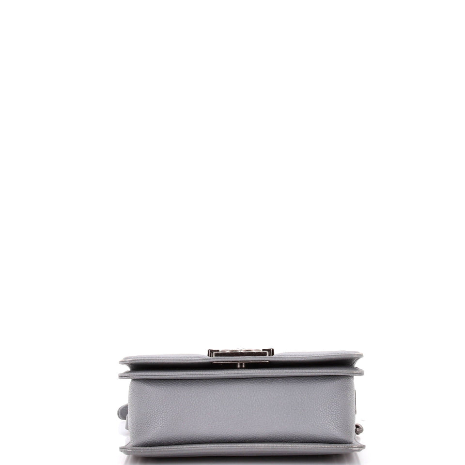 Boy Flap Bag Chevron Caviar Small