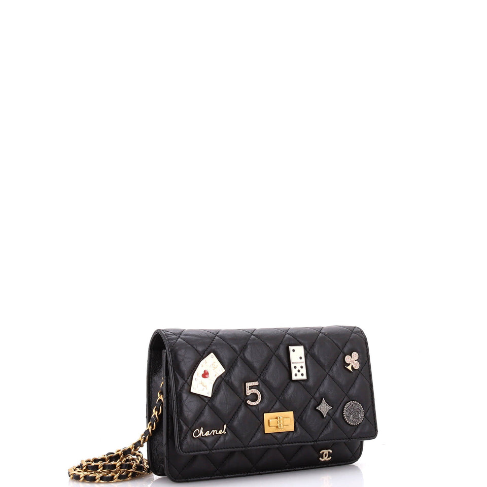 Lucky Charms Reissue 2.55 Wallet on Chain Quilted Calfskin