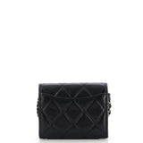 Classic Flap Chain Belt Bag Quilted Caviar Mini
