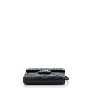 Classic Flap Chain Belt Bag Quilted Caviar Mini