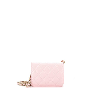Classic Flap Clutch with Chain Quilted Caviar Small