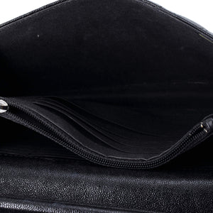 Boy Square Wallet on Chain Quilted Caviar