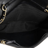 Pearl Strap Wallet on Chain Quilted Iridescent Lambskin
